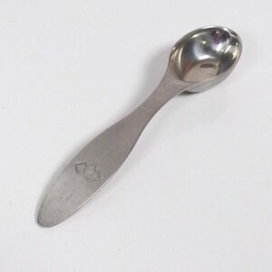 Gevalia Coffee Scoop Measure Spoon 18/10 Stainless Steel Silver Engraved Logo